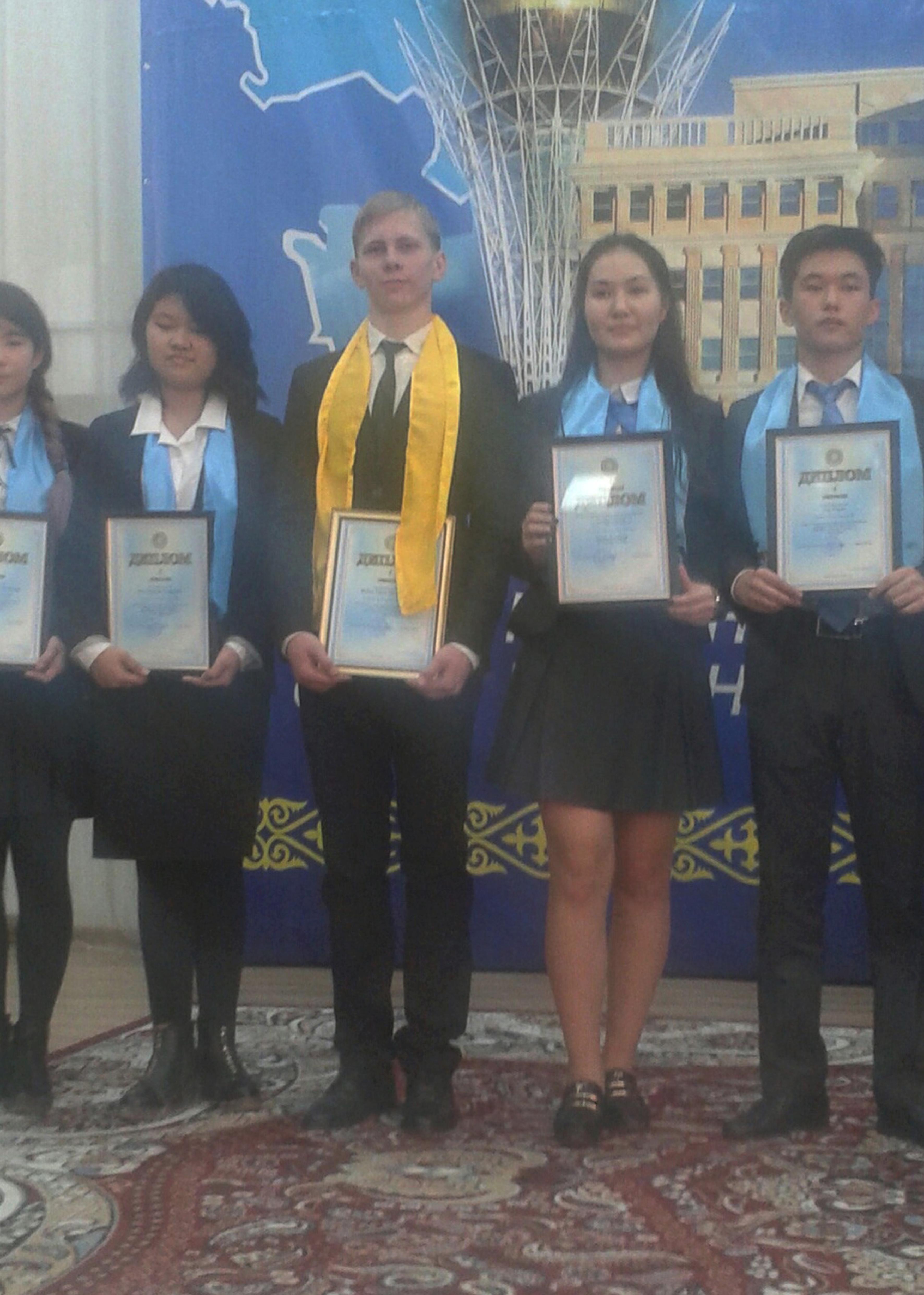 Жабин Ефим - 1 место на городском конкурсе научных проектов