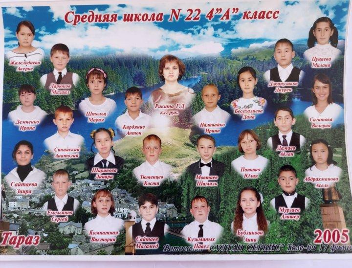 Выпуск 2011-2012 годов. 4 "А" класс. Классный руководитель: Ракита Галина Денисовна