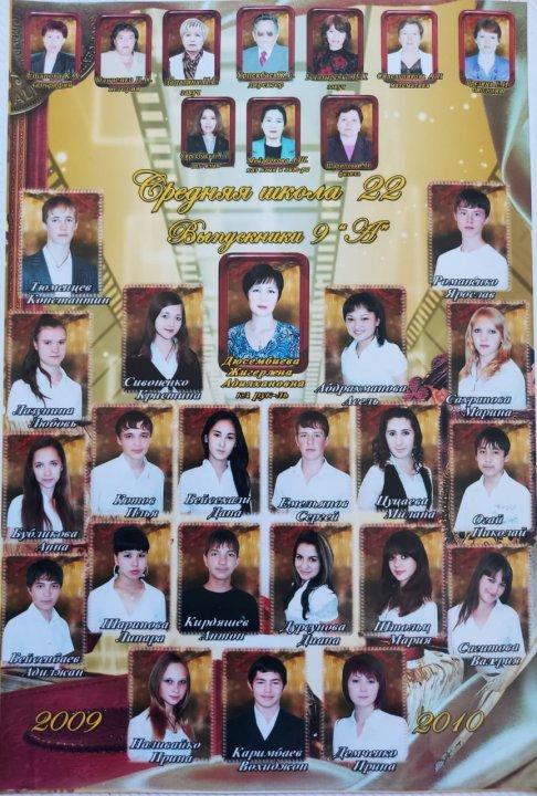 Выпуск 2011-2012 годов. 9 "А" класс. Классный руководитель: Дюсембиева Жигерлен Адильхановна