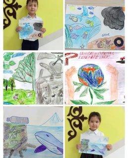 Акция "Мы с природой дружим- мусор нам нам не нужен"