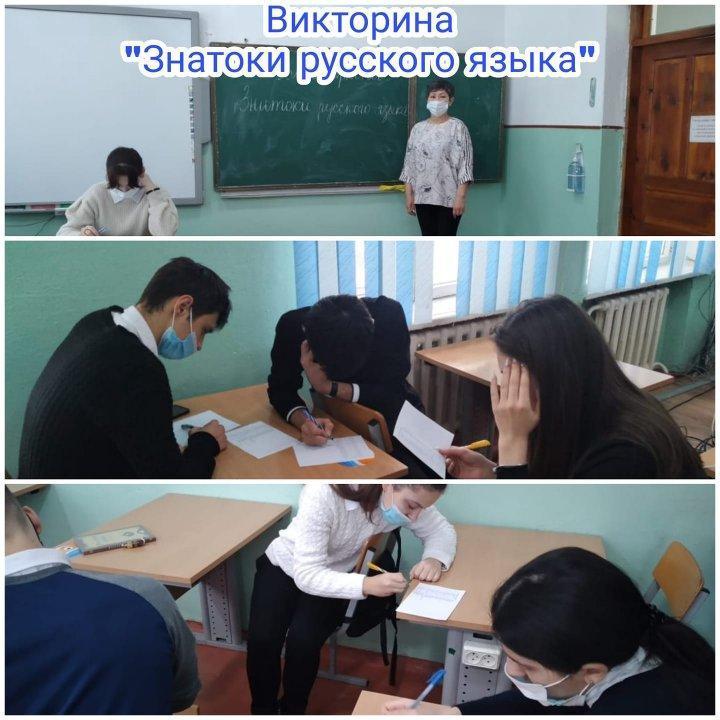 Викторина "Знатоки русского языка"